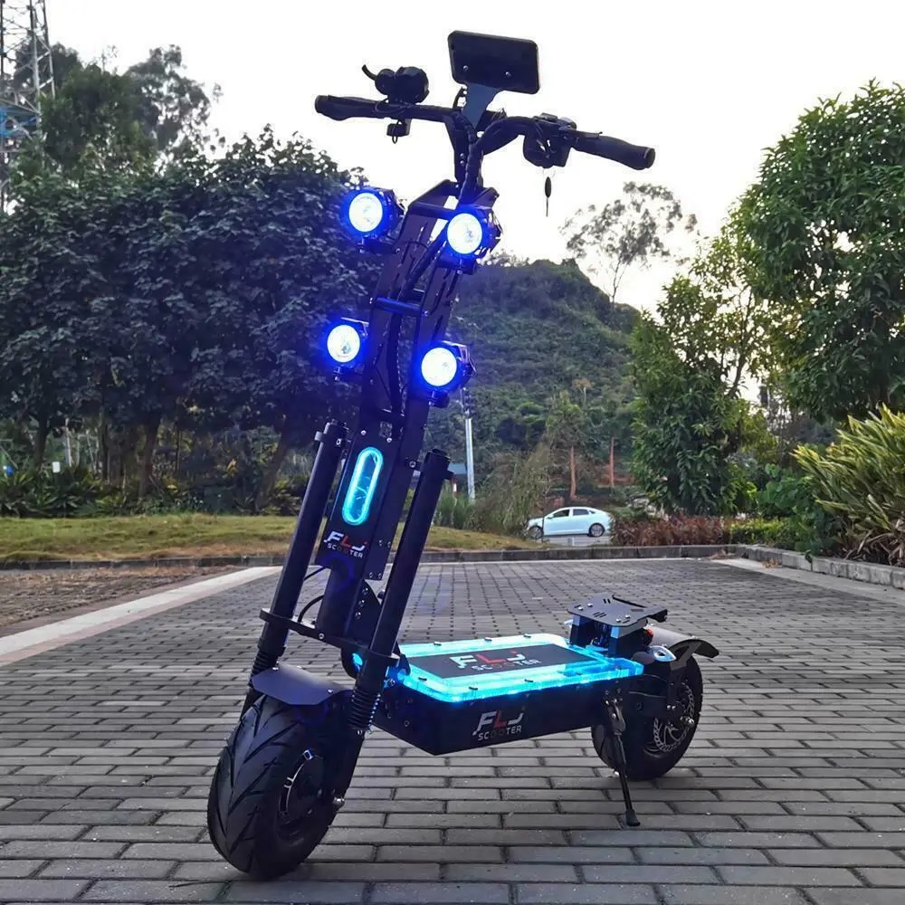 Patinete eléctrico con luces LED y neumáticos de 13 pulgadas de Madrid 